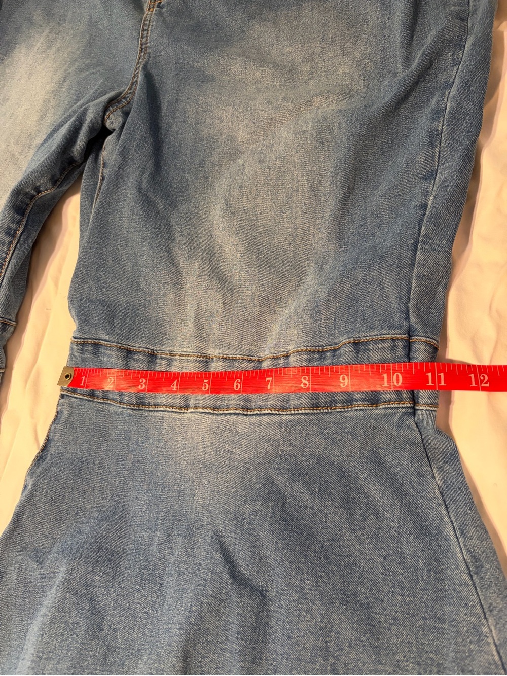 NWOT ELOQUII Denim Bell Bottom Jeans Size 18 Wide Leg Retro Flare ⭐ - Picture 7 of 12